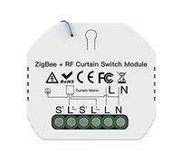 ZigBee - Modulo per tapparelle, 3 in 1, con pulsante montanti + RF 433 + ZigBee, compatibile con Alexa Google Home