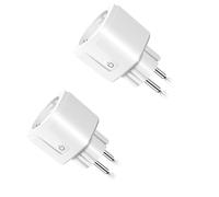 ZigBee, presa smart Alexa, compatibile con Alexa Google Assistant, misurazione del consumo energetico, timer, telecomando app, confezione da 2
