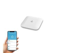 Zigbee Rilevatore d'acqua con allarme app - IP66 impermeabile per aree domestiche strette per il monitoraggio delle perdite (connessione gateway necessaria) Tuya e Home Assistant.