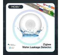 ZigBee Sensore di allagamento Rilevatore di perdite d'acqua Serbatoio dell'acqua Avviso completo Sistema di allarme di sicurezza di troppo pieno Tuya Smart App Controllo remoto