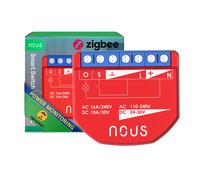 Zigbee Smart Interruttore Modulo 1 Canale, con Alimentazione Metro, NOUS B2Z