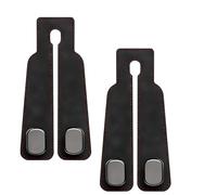 ZIGefofo 2 Pezzi Gancio Doppio per Sedile Posteriore Auto Universali Car Seat Hooks for Headrest Gancio di Stoccaggio dello Schienale del Seggiolino Auto Ganci Poggiatesta Auto per Borse Nero