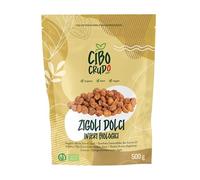 Zigoli Dolci Interi Crudi o Chufa Biologici, Mandorle di Terra Dolci - 500gr - Tuberi Naturali e Senza Buccia, Chufa Spagnola di Valencia, Cipero Bio, Etichette in Italiano
