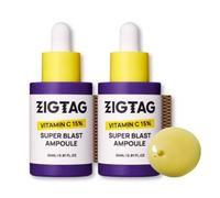 ZIGTAG Vitamina C 15% Super Blast Ampolle Serum per macchie scure, 24 ml x 2