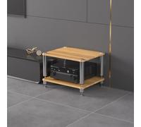 ZIGTUEI Mobile Hifi, Mobile Stereo Hifi, Mobile Per Centro Di Intrattenimento Per Soggiorno, Supporto For Lettore CD, Para Sala De Estar Y Estudio De Grabación(Brown,40cm/15.7in)