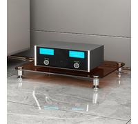 ZIGTUEI Mobile Hifi, Mobile Stereo Hifi, Rack Hifi, Hifi Armadietto Rack Audio Alto Da, Mobile Stereo Hi Fi Rack, For Giradischi/altoparlanti/amplificatori(Brown,60x8cm/23.6x3.1in)