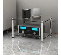 ZIGTUEI Mobile Hifi, Mobile Stereo Hifi, Rack Hifi, Hifi Armadietto Rack Audio Alto Da, Mobile Stereo Hi Fi Rack, For Giradischi/altoparlanti/amplificatori(White,60x35cm/23.6x13.8in)