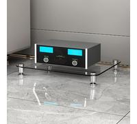 ZIGTUEI Mobile Hifi, Mobile Stereo Hifi, Rack Hifi, Hifi Armadietto Rack Audio Alto Da, Mobile Stereo Hi Fi Rack, For Giradischi/altoparlanti/amplificatori(White,60x8cm/23.6x3.1in)