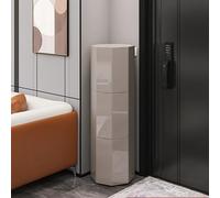 ZIGTUEI Scarpiera Girevole A 360°, Scarpiera Rotante, Torre Portascarpe Girevole, Scarpiera Ingresso, Ideale Per Camera Da Letto, Soggiorno, Ingresso(Grey,35x127cm/13.8x50in)