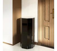 ZIGTUEI Scarpiera Girevole A 360°, Scarpiera Rotante, Torre Portascarpe Girevole, Scarpiera Ingresso, Ideale Per Camera Da Letto, Soggiorno, Ingresso(Black,35x86cm/13.8x33.9in)