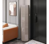 ZIGTUEI Scarpiera Girevole A 360°, Scarpiera Rotante, Torre Portascarpe Girevole, Scarpiera Ingresso, Ideale Per Camera Da Letto, Soggiorno, Ingresso(Grey,35x169cm/13.8x66.5in)
