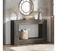 ZIGTUEI Tavolo Console Moderno, Tavolo D’Ingresso, Tavolo D'ingresso Alto E Stretto, Consolle Stretta E Salvaspazio, Per Soggiorno, Corridoio, Ingresso(Black)