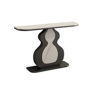 ZIGTUEI Tavolo Console Moderno, Tavolo Da Corridoio, Consolle Ingresso, Moderno Tavolino, Salvaspazio, Consolle Moderna Per La Casa, Per Soggiorno, Ingresso E Corridoio(Black A,100x80cm/39.4x31.5in)