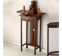 ZIGTUEI Tavolo Da Altare, Tavolo Per Puja Con Cassetto, Mobile Meditazione, Tavolino Da Caffè In Stile Orientale, Per Preghiere, Divinazione, Adorazione(108x48x30cm/42.5x18.9x11.8in)