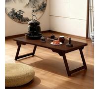 ZIGTUEI Tavolo Da Pavimento Giapponese, Tavolo Da Meditazione Minimalista, Risparmiare Spazio, Facile Da Riporre, Adatto Per Soggiorno,Scrivania,Divano,Libri(80x36x31cm/31.5x14.2x12.2in)