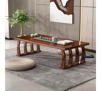 ZIGTUEI Tavolo Da Pavimento Giapponese, Tavolo Giapponese Da Pavimento, Facile Da Riporre, Risparmiare Spazio, Per Tatami, Living Room, Balcony, Bay Window(Red,100cm/39.4in)