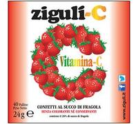 Zigulì C Fragola Integratore Alimentare Vitamina C 40 Palline 24 g