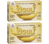 Zigulì® Confetti alla Polpa di Banana 2x36 pz Pasticche