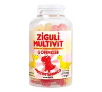 Ziguli Multivit Integratore Multivitaminico Fragola E Banana, 60 Gommose