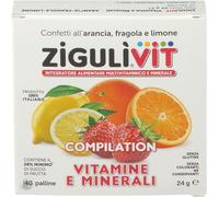 ziguli' Zigulì Vit Compilation Vitamine e Minerali Arancia Fragola Limone 40 Palline