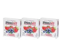 Zigulivit Vitamine e Minerali Gusto Frutti di Bosco 3x40 pz Compresse