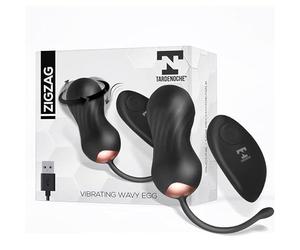 Zigzag Huevo Zigzageante y Vibrador con Control Remoto
