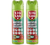ZigZag Insetticida Spray per Insetti Striscianti E Volanti, Formato 500ML2pz