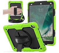 ZiHang Custodia per iPad PRO 10.5 / Air 10.5, Full-Body Antiurto Robusto Protettiva Cover con Supporto Girevole a 360 ° e Tracolla Staccabile per iPad PRO 10.5 / Air 10.5 (Verde)