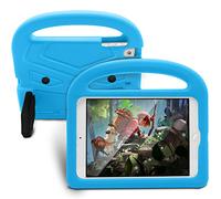 ZiHang iPad Mini 5/4 / 3/2 / 1 Bambini Custodia Antiurto, Cover Shockproof con Manico e Supporto, Leggera Custodia Super Protettiva Custodia Cover per iPad Mini 5/4 / 3/2 / 1 (Blu)
