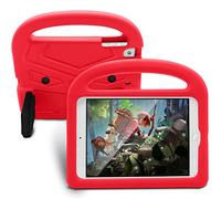 ZiHang iPad Mini 5/4 / 3/2 / 1 Bambini Custodia Antiurto, Cover Shockproof con Manico e Supporto, Leggera Custodia Super Protettiva Custodia Cover per iPad Mini 5/4 / 3/2 / 1 (Rosso)