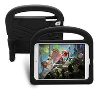 ZiHang iPad Mini 5/4 / 3/2 / 1 Bambini Custodia Antiurto, Cover Shockproof con Manico e Supporto, Leggera Custodia Super Protettiva Custodia Cover per iPad Mini 5/4 / 3/2 / 1 (Nero)