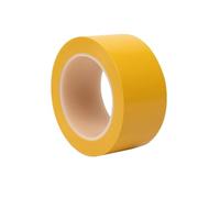 ZIHDKE 2 rotoli di nastro sicurezza con strisce avvertimento pericolo da 48 mm x 15 m, ideale for avvertimenti, distanza sociale, pavimenti palestre e magazzini Per Pavimento(Yellow)