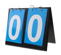 ZIHDKE 2-Tabellone segnapunti Digitale da Tavolo Piccolo con ribaltamento del punteggio per Badminton(Blue)