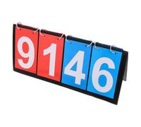 ZIHDKE Tabellone segnapunti da Tavolo Flipper, Portatile for Sport, Quattro tabelloni Multiuso for pallavolo, Basket per Badminton