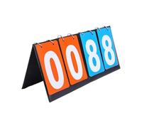 ZIHDKE Tabellone segnapunti for pallavolo, Multifunzione a Quattro cifre, for tornei scolastici, Tennis da Tavolo per Badminton