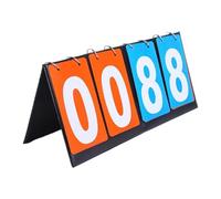 ZIHDKE Tabellone segnapunti Multifunzione for Esterni, a Quattro cifre for Giochi Sportivi, tra Cui Ping-Pong e Golf per Badminton