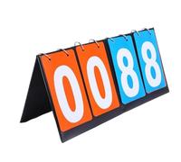 ZIHDKE Tabellone segnapunti Multifunzione for pallavolo, a Quattro cifre for Giochi Sportivi, tra Cui Ping-Pong e Golf per Badminton