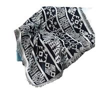 ZIHDKE Tappetino da picnic Coperta for divano decorativa for in maglia Copri asciugamano Biancheria letto viaggio Arazzo Per Esterno Spiaggia(Black,90x90cm)