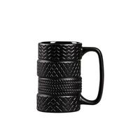 ZIHDKE Tire Ceramics Mug Creative Novelty Shaped Cup Large Capacity Heat-resisting Office Home Coffee Breakfast Mugs Gifts per Caffè
