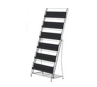 ZIHESY Espositore per Brochure Portariviste 6 Scomparti Esposizione Opuscolo Letteratura, Scaffalatura Multiuso da Ufficio per Mostre Ufficio Negozio Al Dettaglio(61cm/24in)