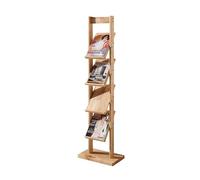 ZIHESY Espositore per Brochure Portariviste Formato A4, Espositore a 4 Strati per Giornali Lettere, Porta Brochure per Ufficio Fiere Mostre Negozio Al Dettaglio