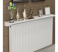 ZIHESY Mensola Sopra Termosifone Senza Foratura Copri Termosifone Moderno da 15cm di Profondità, Impermeabile Antiruggine Senza Foratura Easy Fit(55cm/21.7in)