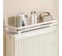 ZIHESY Mensola Sopra Termosifone Universale Bianca Copri Termosifone Moderno in Alluminio Spaziale, Senza Foratura Easy Fit Massimizza lo Spazio(80cm/31.5in)