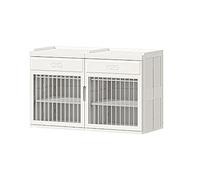 ZIHESY Scarpiera Componibile in PP Organizer Scarpe Mobile Portaoggetti, Mobile Ingresso con Può Riporre Scarpe Articoli Vari Giocattoli Libri, Risparmio Di Spazio(Grey,88 * 53cm/34.6 * 20.9in)