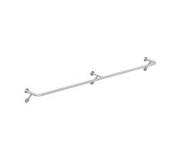 ZIHQRgE Appendiabiti da Parete Salvaspazio Attaccapanni Industriale da 80 x 28 cm per Armadio, Lavanderia, Negozio di Abbigliamento(Argento,78.7 x 11 in(200 x 28 cm))