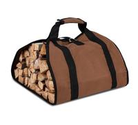 Zihvfzu Borsa portatile per legna da ardere, borsa tote per la movimentazione del legno, adatta come strumento di trasporto per il trasporto di tronchi e campeggio all'aperto