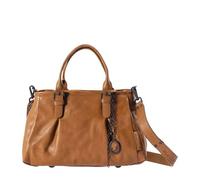 Zii e Zie Mrs. Choco Sprinkle Riemenhandtasche cognac