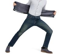 ziilay Jeans termici da uomo, pantaloni termici, pantaloni da neve, pantaloni invernali foderati, jeans invernali con fodera in pile, pantaloni, 36W x 32L