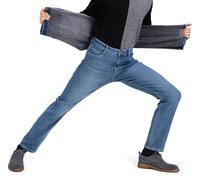 ziilay Jeans termici da uomo, pantaloni termici, pantaloni da neve, pantaloni invernali foderati, jeans invernali foderati in pile, pantaloni, 36W x 34L