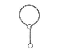 Ziizwfa Collana personalizzata con anello delicata in acciaio inossidabile con cerchio regolabile per la moda, 60cm, Acciaio inossidabile, Nessuna pietra preziosa